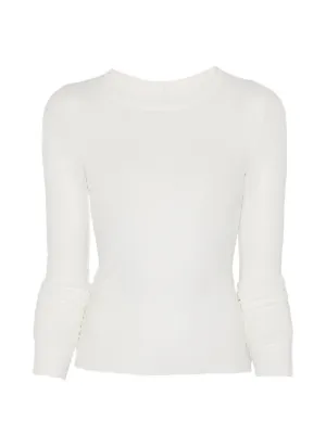 Yohji Yamamoto cut-out Cotton Top | White | FARFETCH ZA
