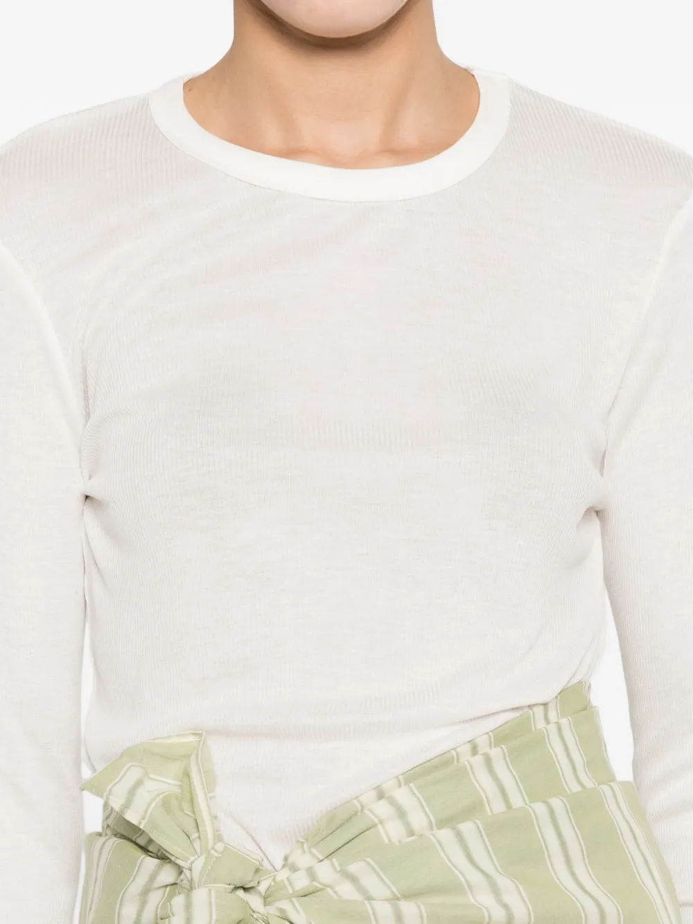 JW Anderson Top met ronde hals Wit