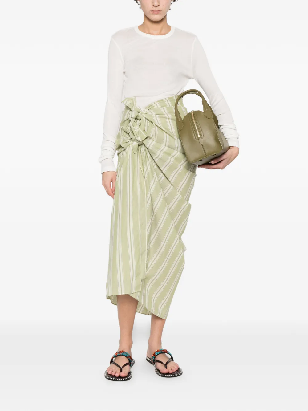 JW Anderson Top met ronde hals Wit