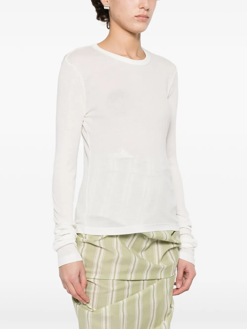 JW Anderson Top met ronde hals Wit