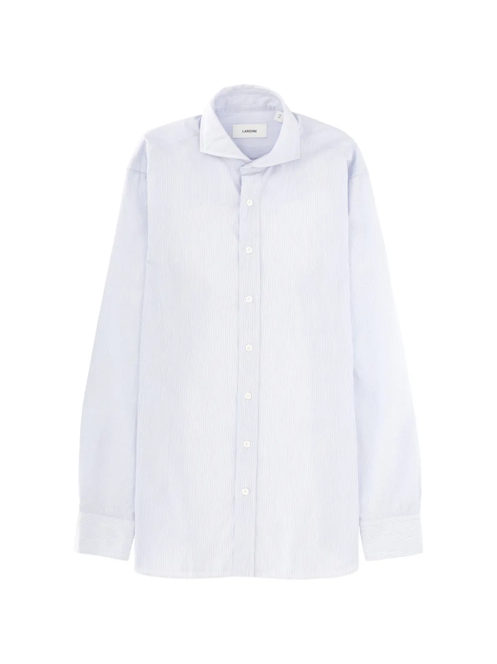 Lardini long-sleeved striped shirt - Blu