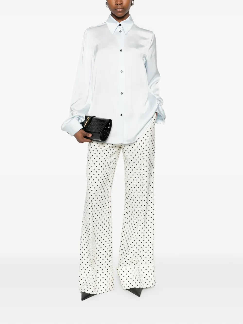  Jil Sander Buttoned Shirt - Blue 