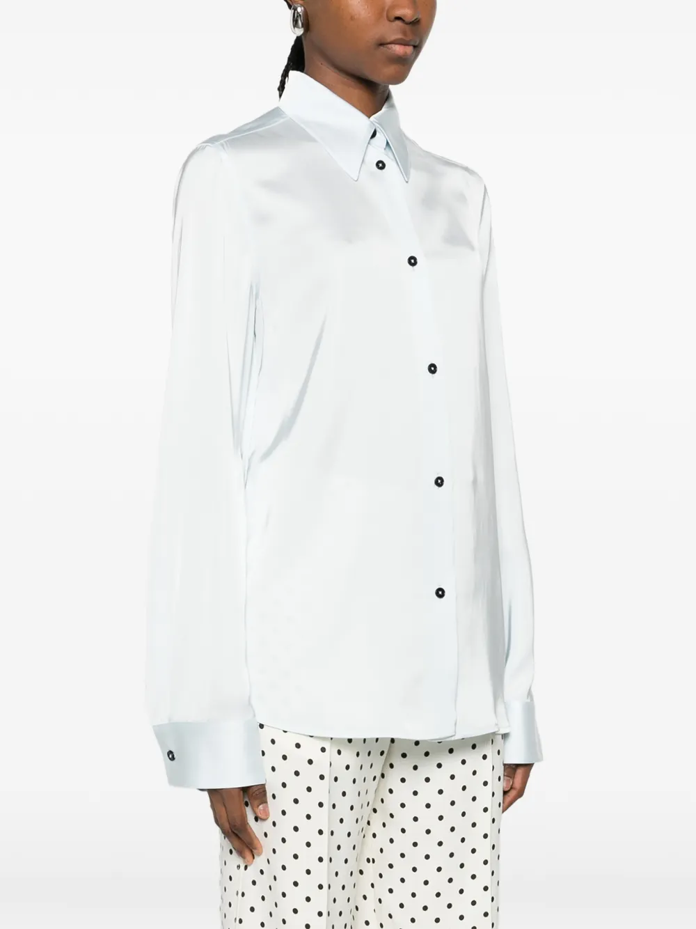  Jil Sander Buttoned Shirt - Blue 