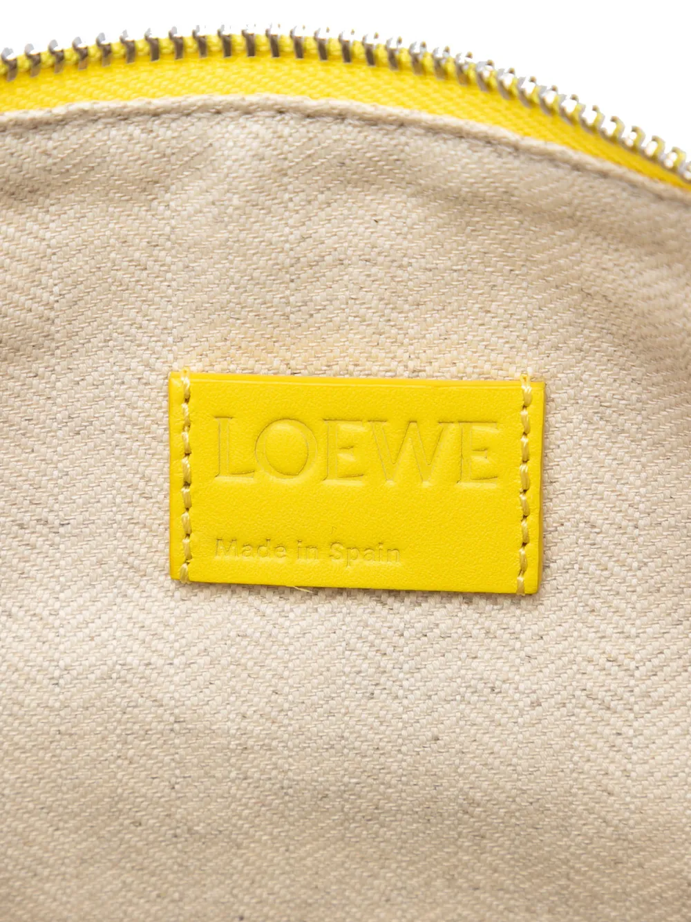 Loewe Pre-Owned 2022 Repeat Anagram Jacquard And Leather Oblong