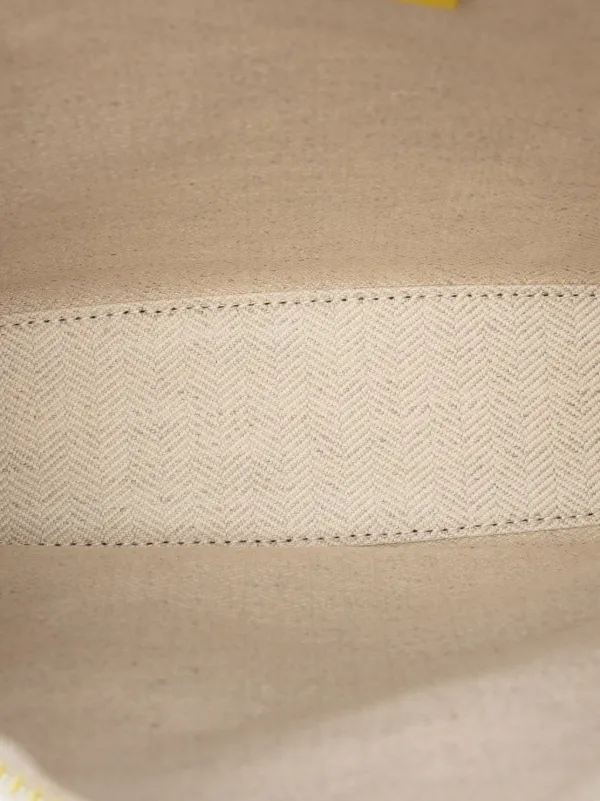 Loewe Pre-Owned 2022 Repeat Anagram Jacquard And Leather Oblong