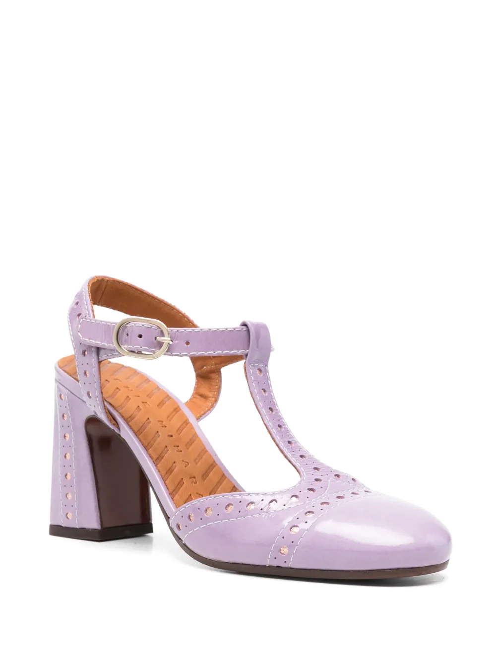 Chie Mihara Mira T-strap cutout pumps Paars