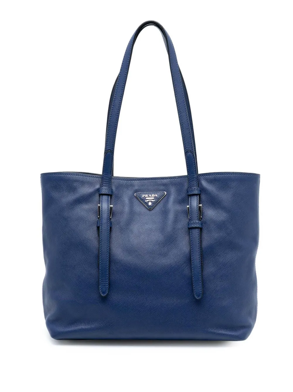 Prada Pre-Owned 2000-2025 Saffiano Soft Shopping tote bag - Blu