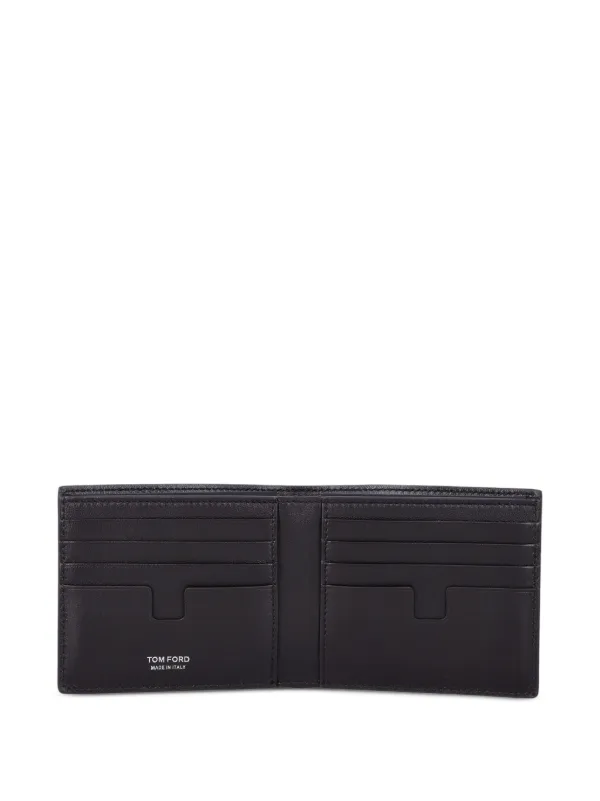 TOM FORD 黒 カーフ レザー チェーン ウォレット 二つ折り TOM FORD 二つ折り財布 | ブラック | FARFETCH JP