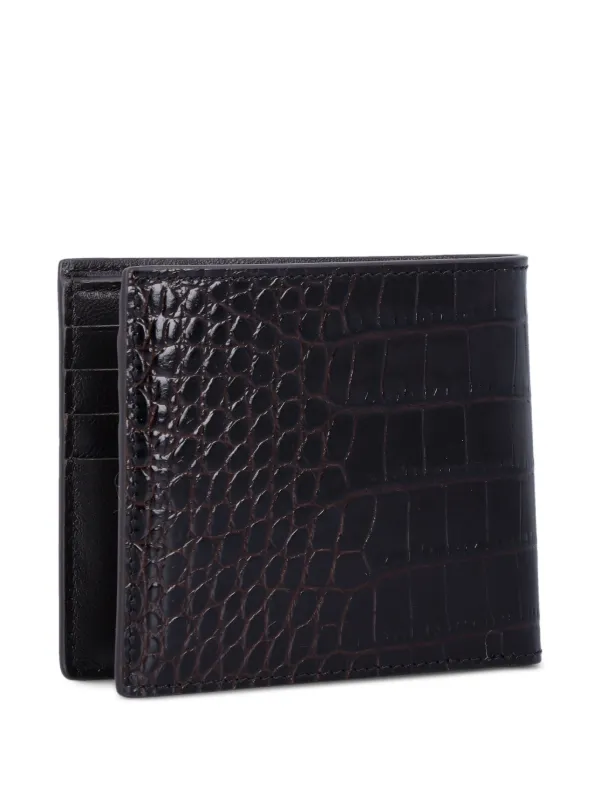 TOM FORD 黒 カーフ レザー チェーン ウォレット 二つ折り TOM FORD 二つ折り財布 | ブラック | FARFETCH JP