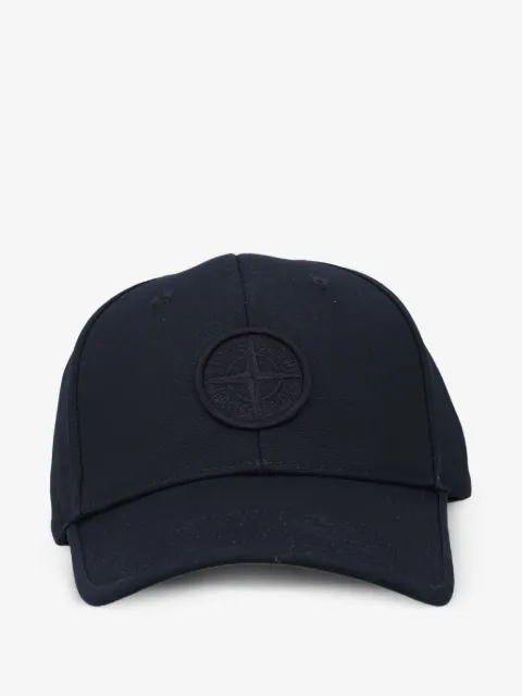 Stone Island Junior gorra con parche del logo
