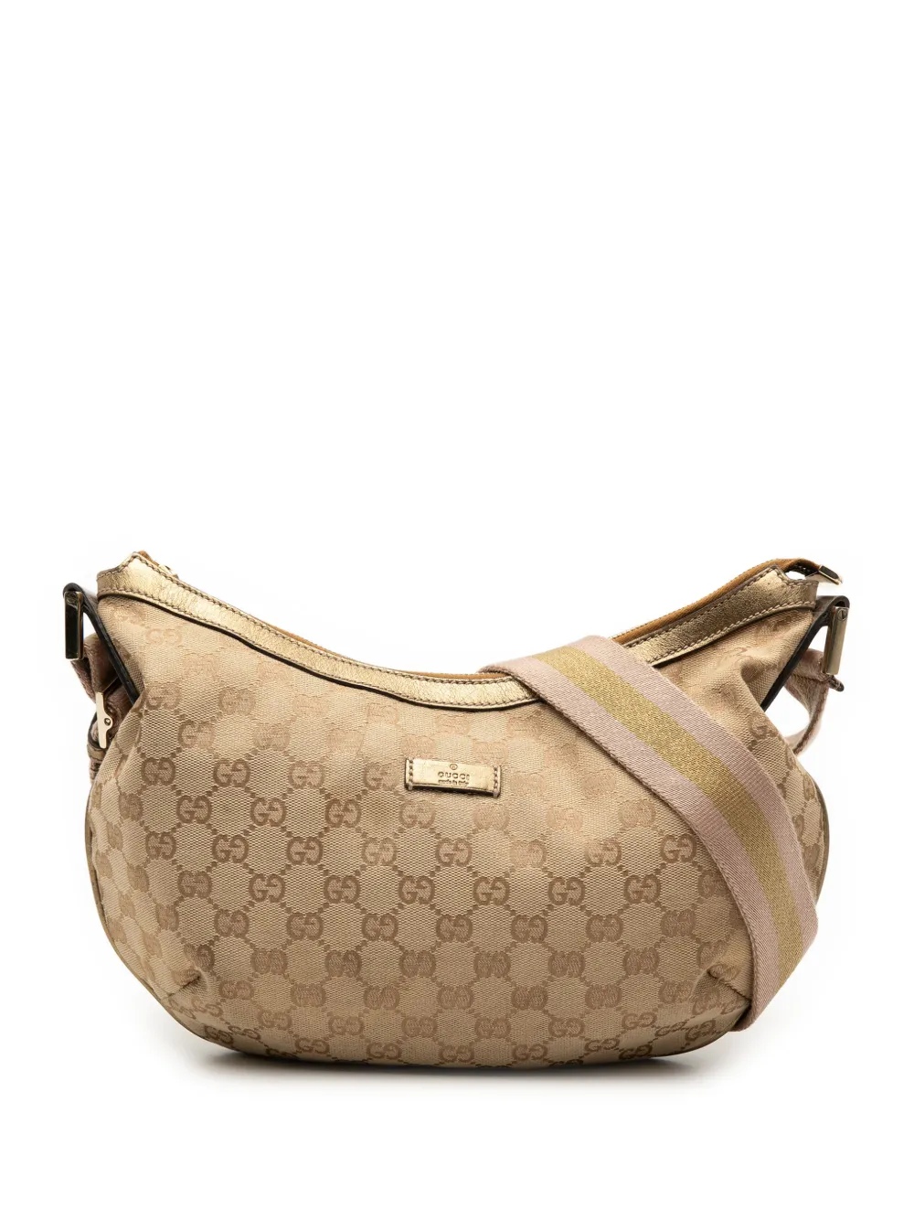 Gucci Pre-Owned 2000-2015 GG Canvas Web crossbody bag - Marrone
