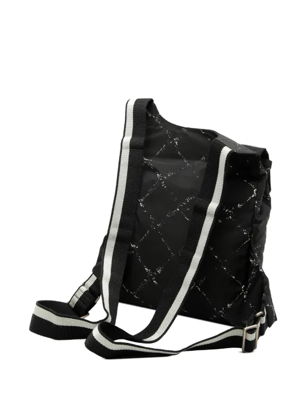 CHANEL Pre-Owned 1997-1999 Old Travel Line Nylon Backpack  display picture 2