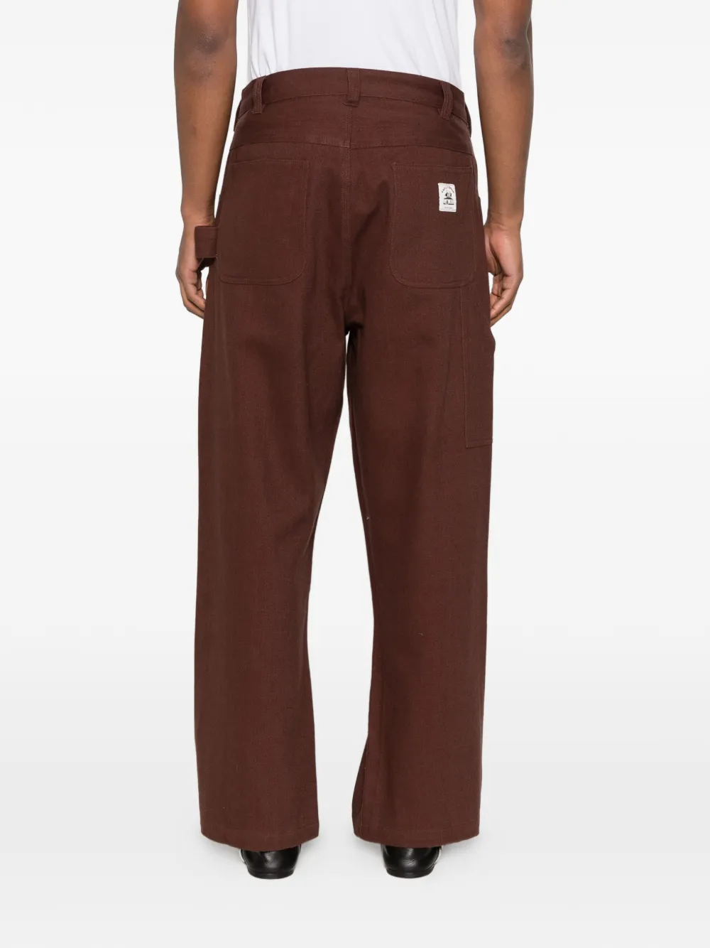BODE Broek met patch Bruin