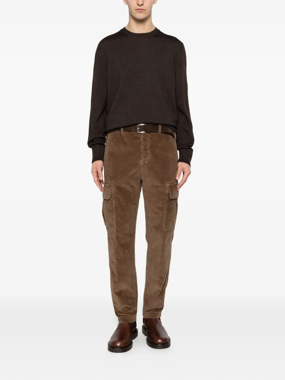 Incotex Cargo broek Bruin