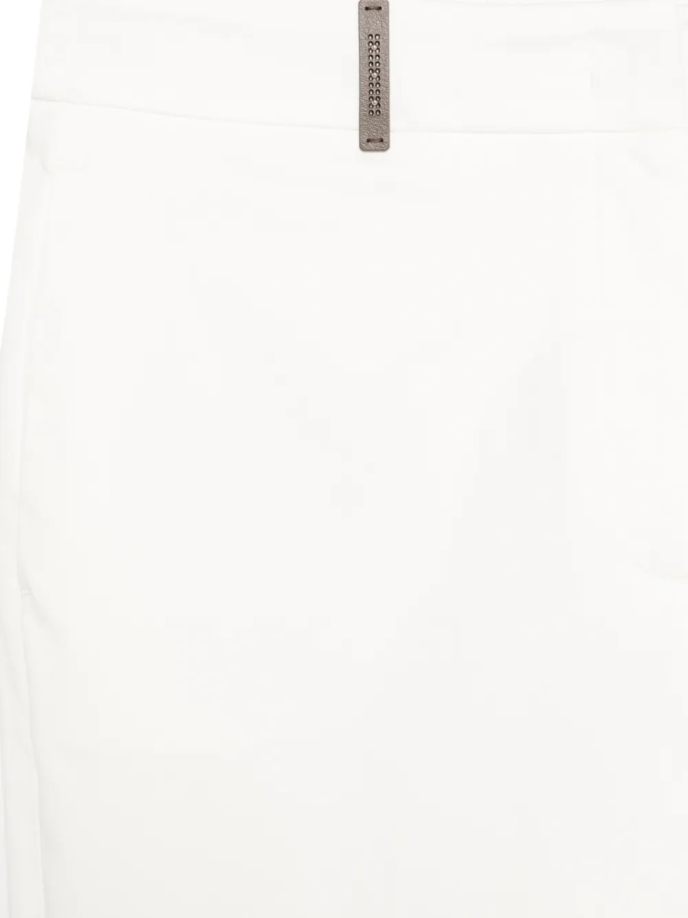  Peserico Cuffed Trousers - White 