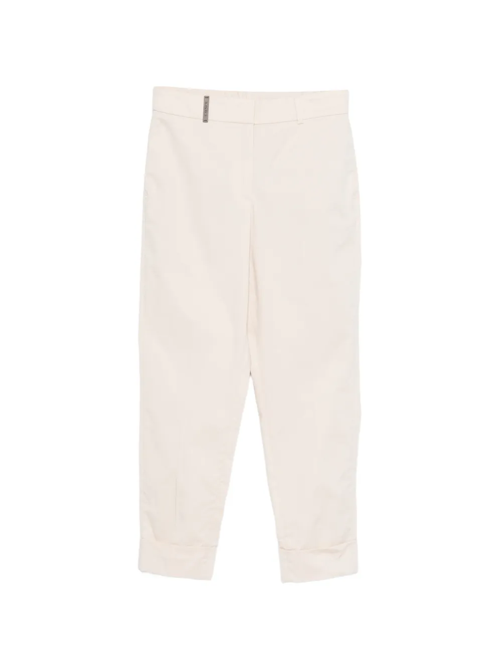 Peserico cuffed-hem trousers - Toni neutri