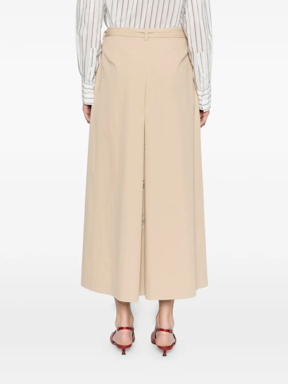 Peserico A-lijn midi-rok Beige