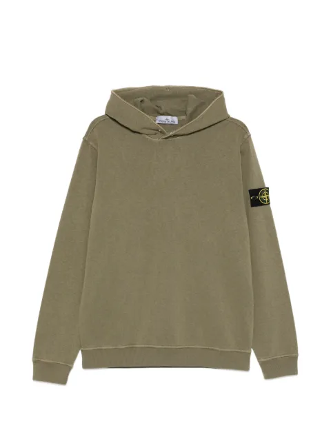Stone Island logo-patch hoodie