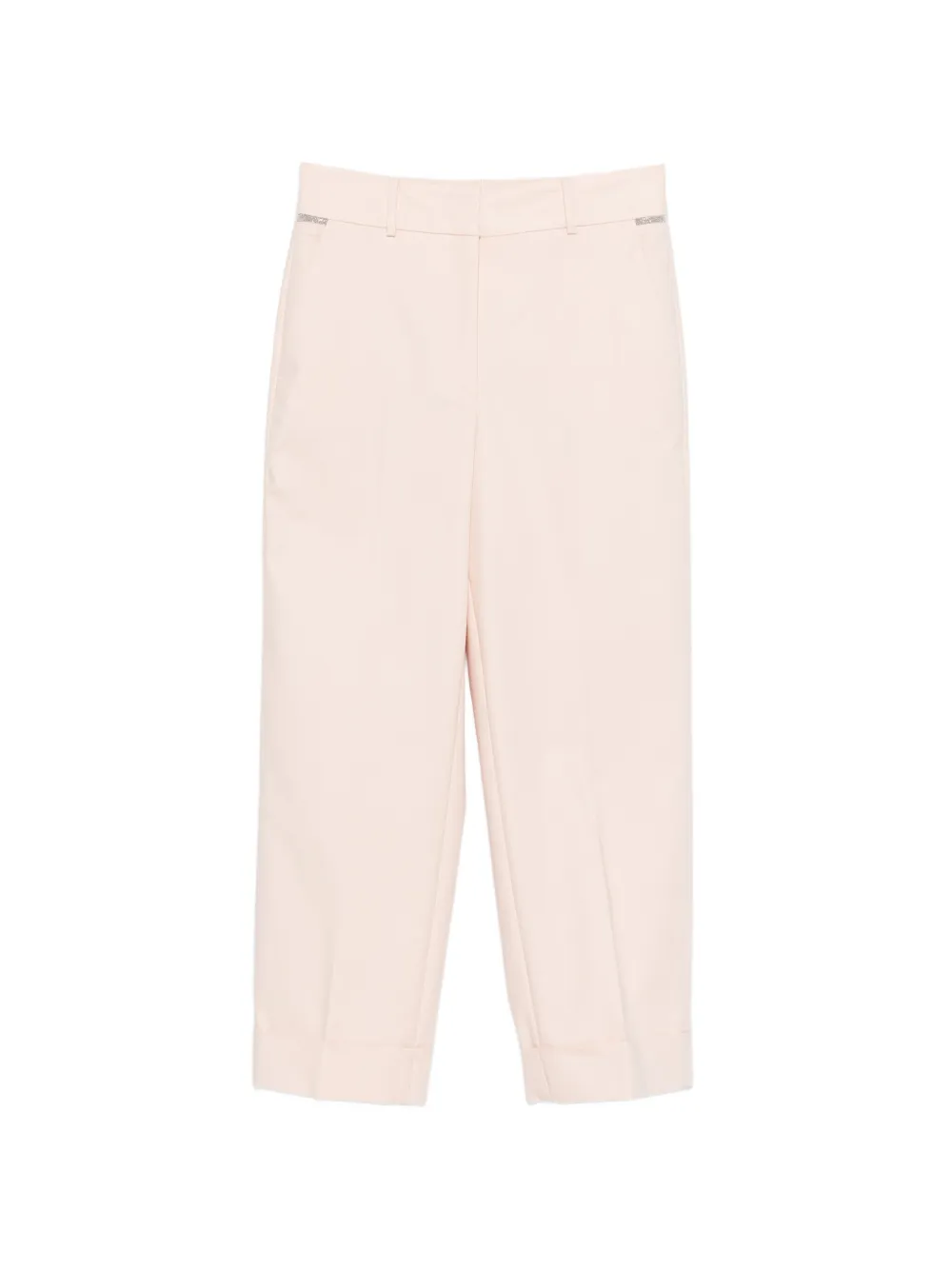 Peserico cuffed-hem trousers - Rosa