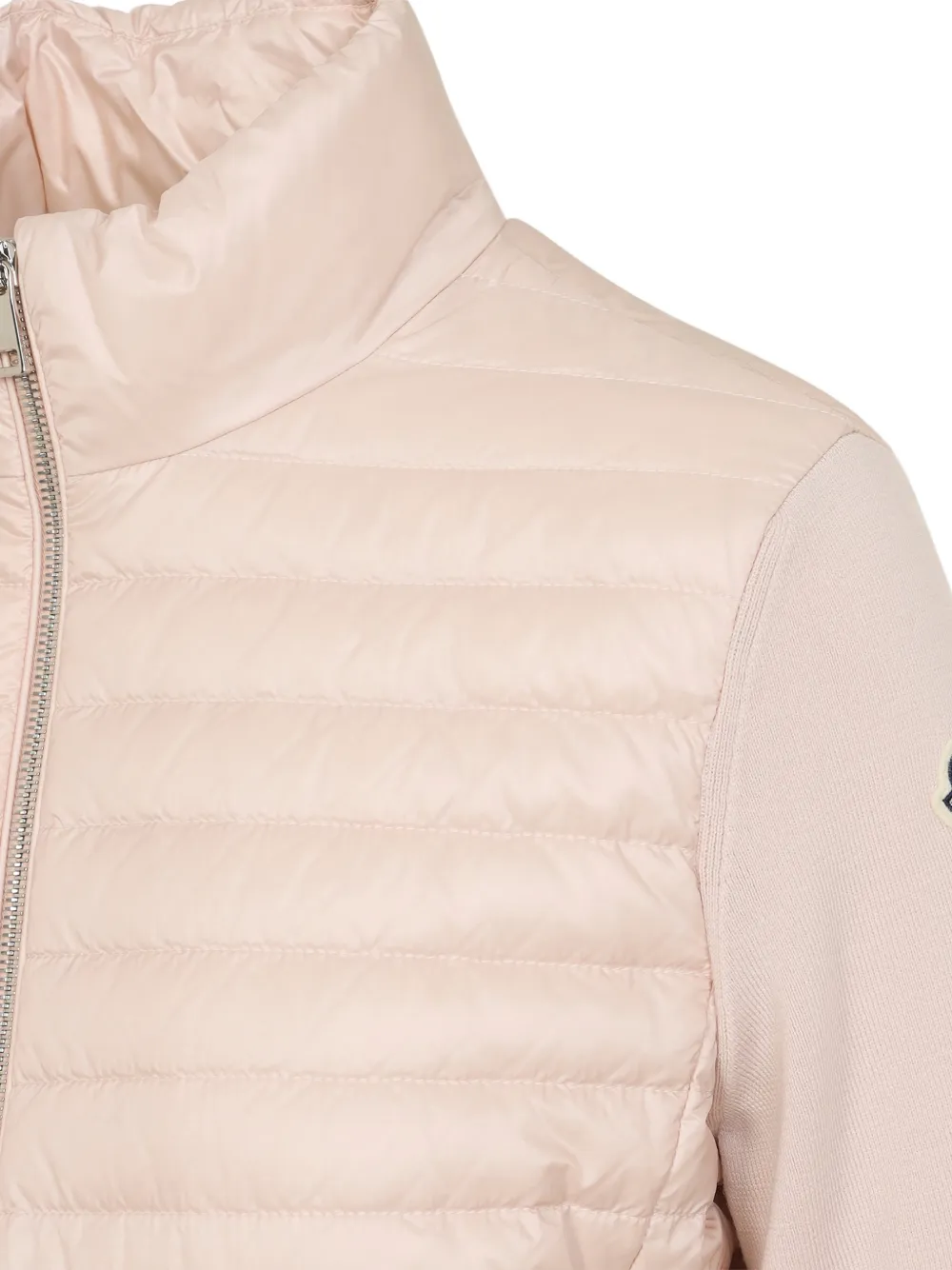  Moncler Padded Zip-up Cardigan - Pink 