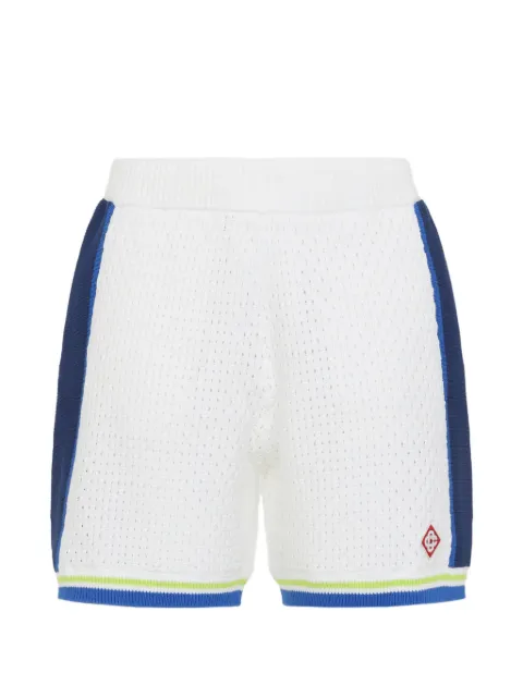 Casablanca stripe logo shorts