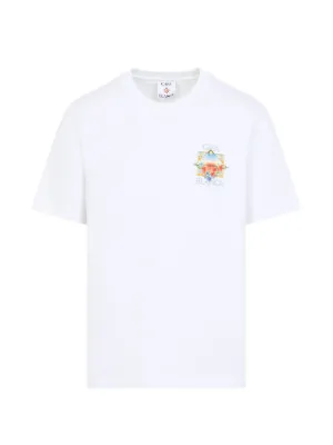 Casablanca Looking At The Beauty Of The World T-shirt | White