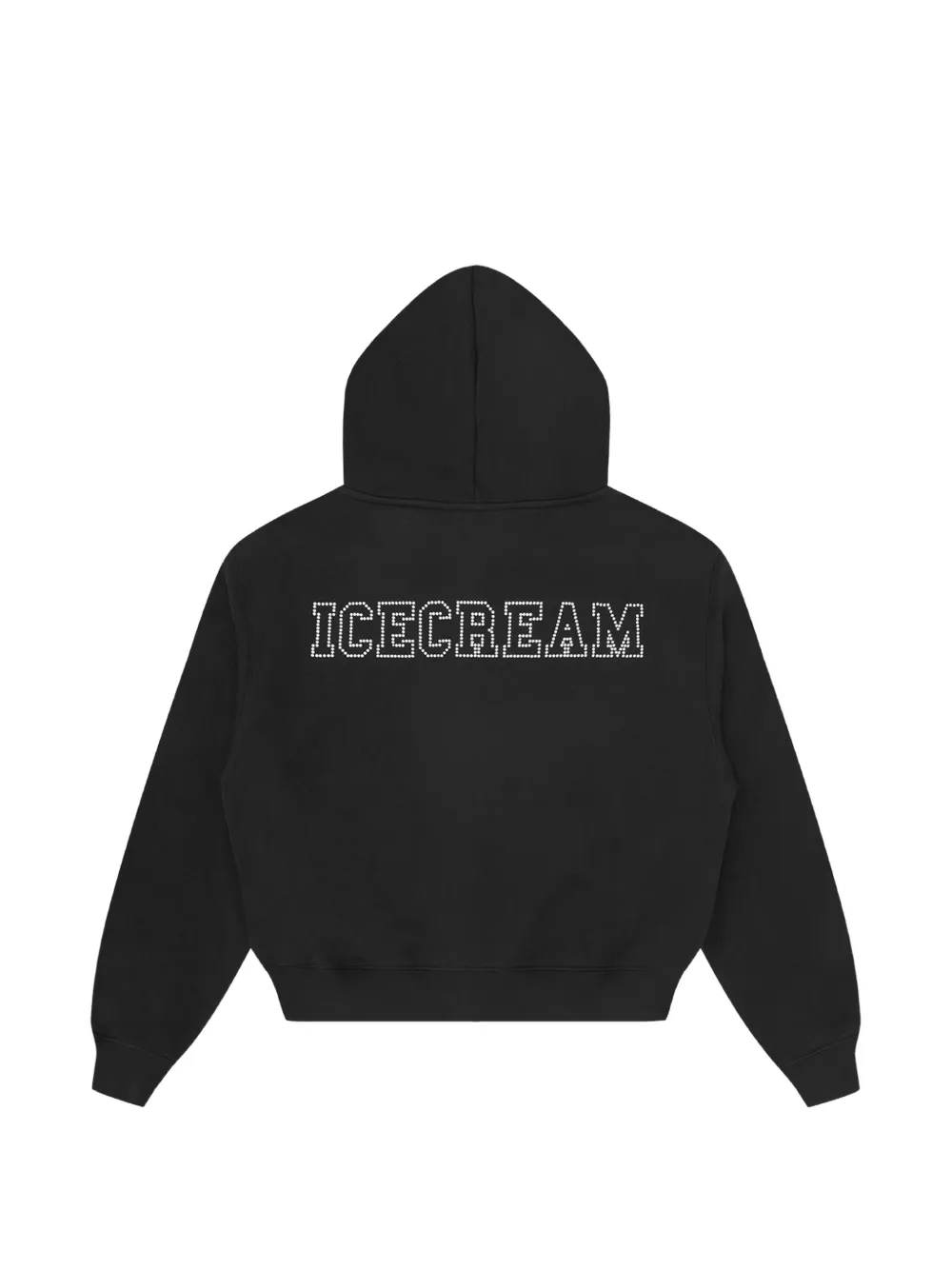  Icecream Hooded Embellished Sweater - Black 