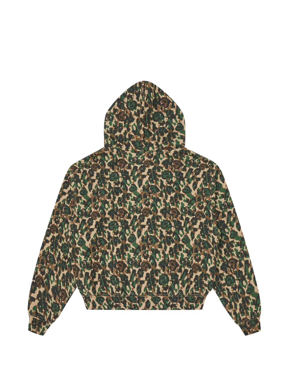 ICECREAM Hoodie met camouflageprint Groen