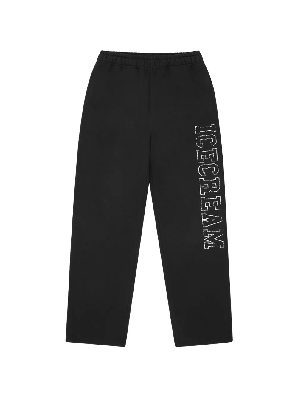 ICECREAM rhinestone logo trousers - Nero