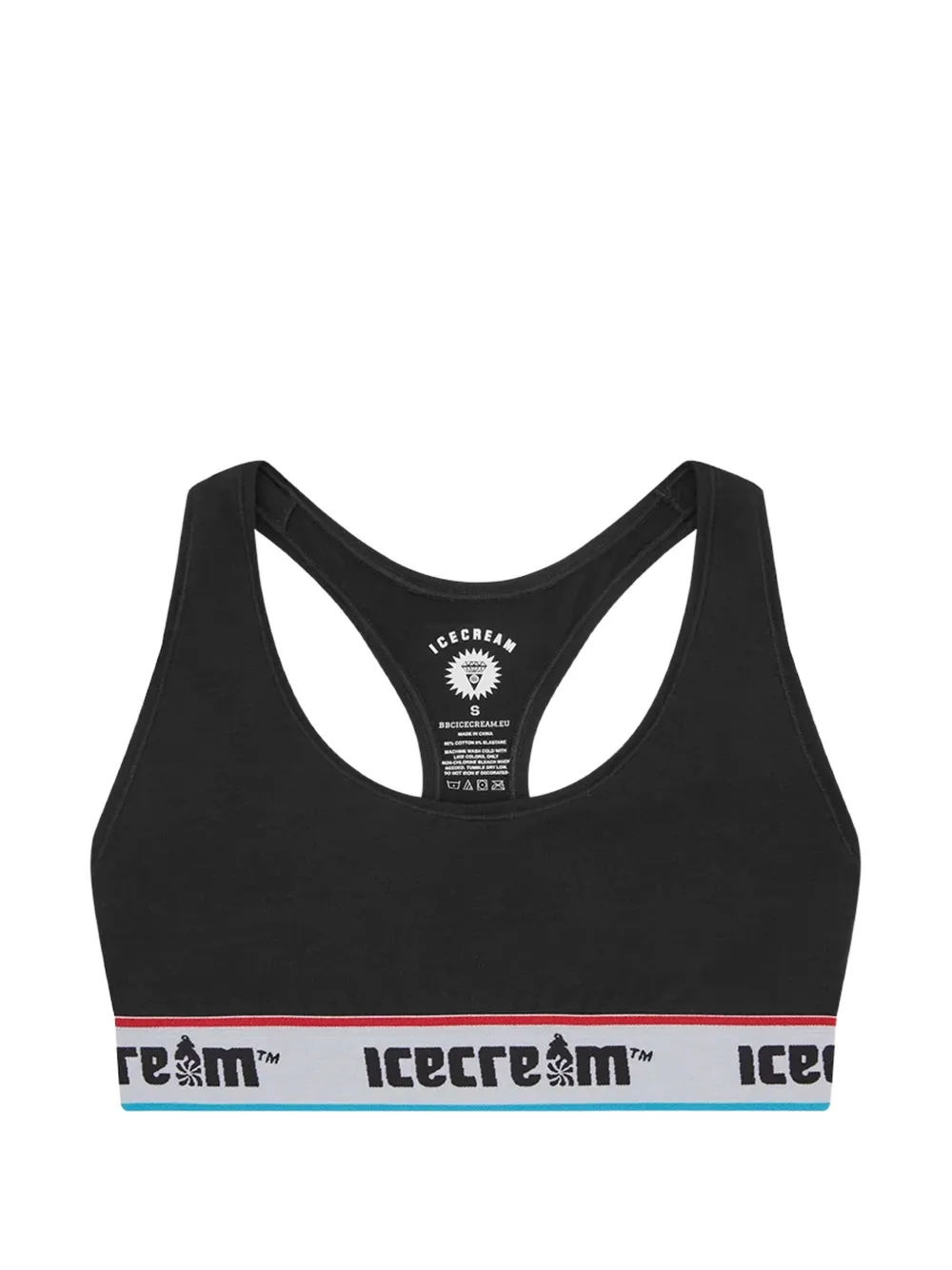 ICECREAM logo-band top - Nero
