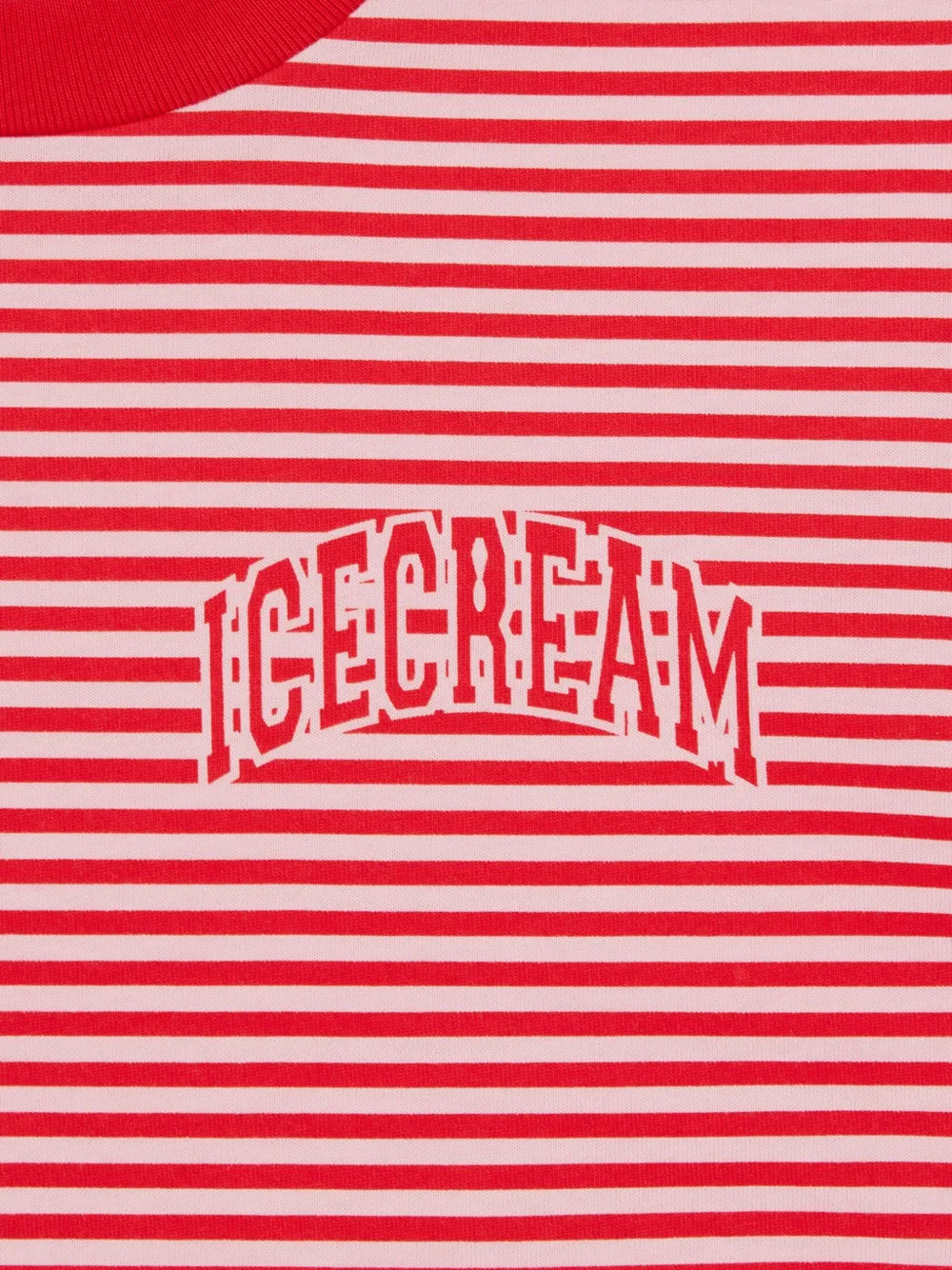  Icecream Striped T-shirt - Red 