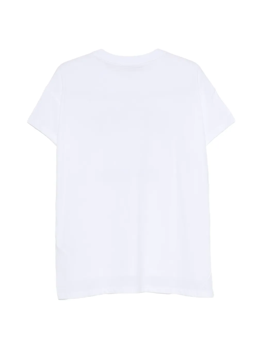 DKNY T-shirt met metallic-logo Wit