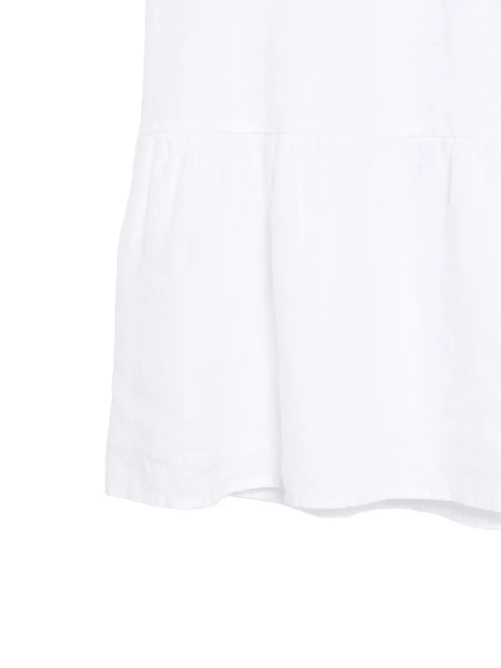 DKNY Gelaagde midi-rok met trekkoord Wit