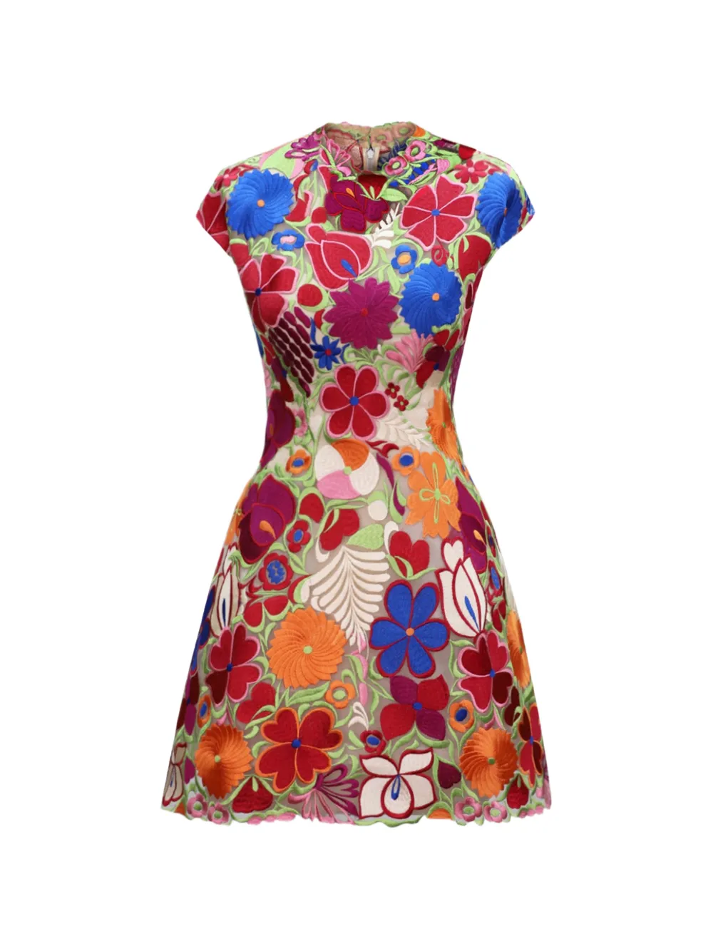 Gemy Maalouf Abito corto a fiori - Toni neutri