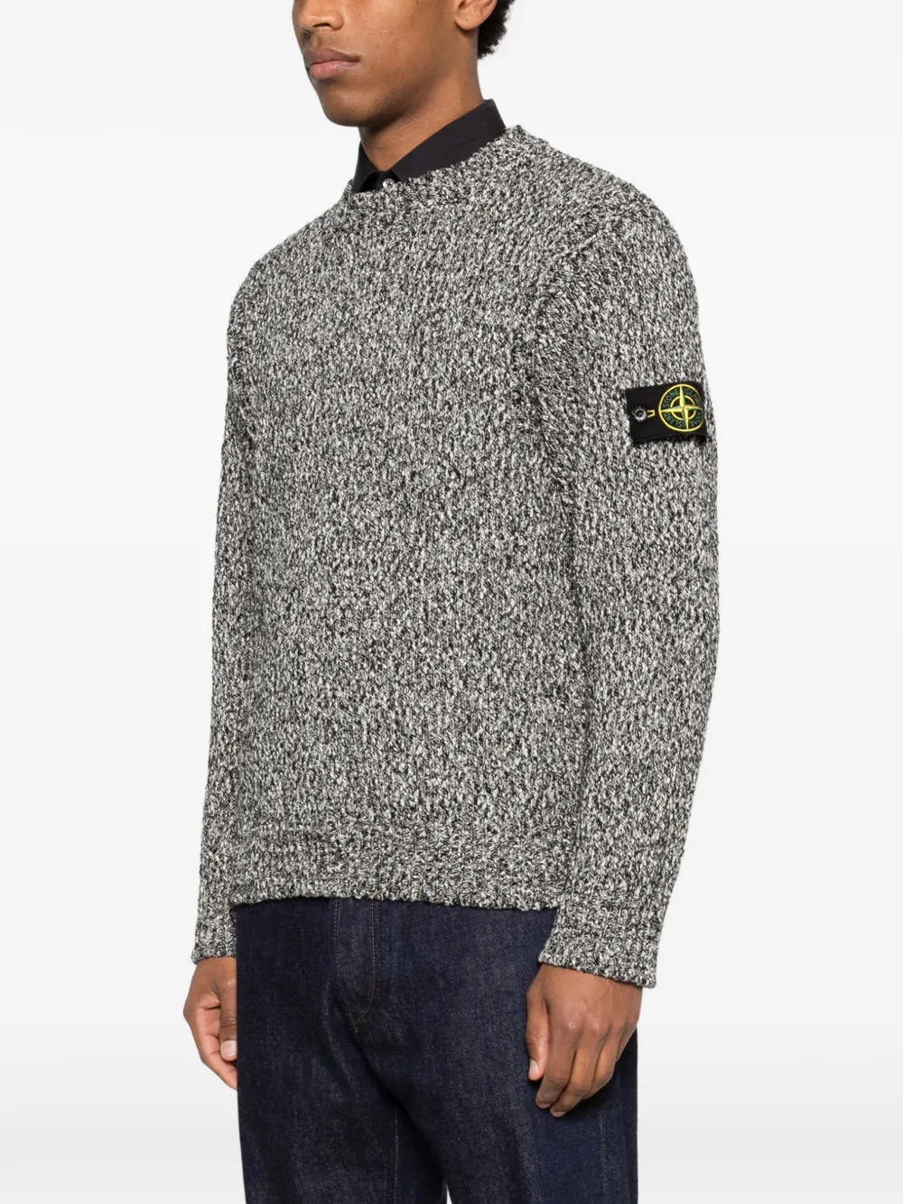  Stone Island Compass-badge Sweater - Grey 