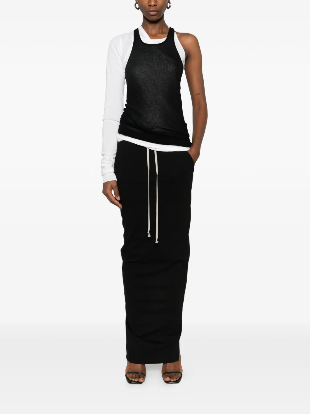  Rick Owens Drkshdw Pillar Maxi Skirt - Black 
