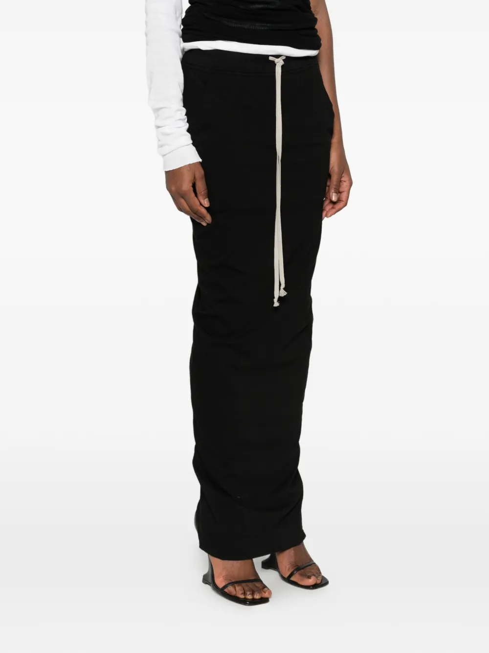  Rick Owens Drkshdw Pillar Maxi Skirt - Black 