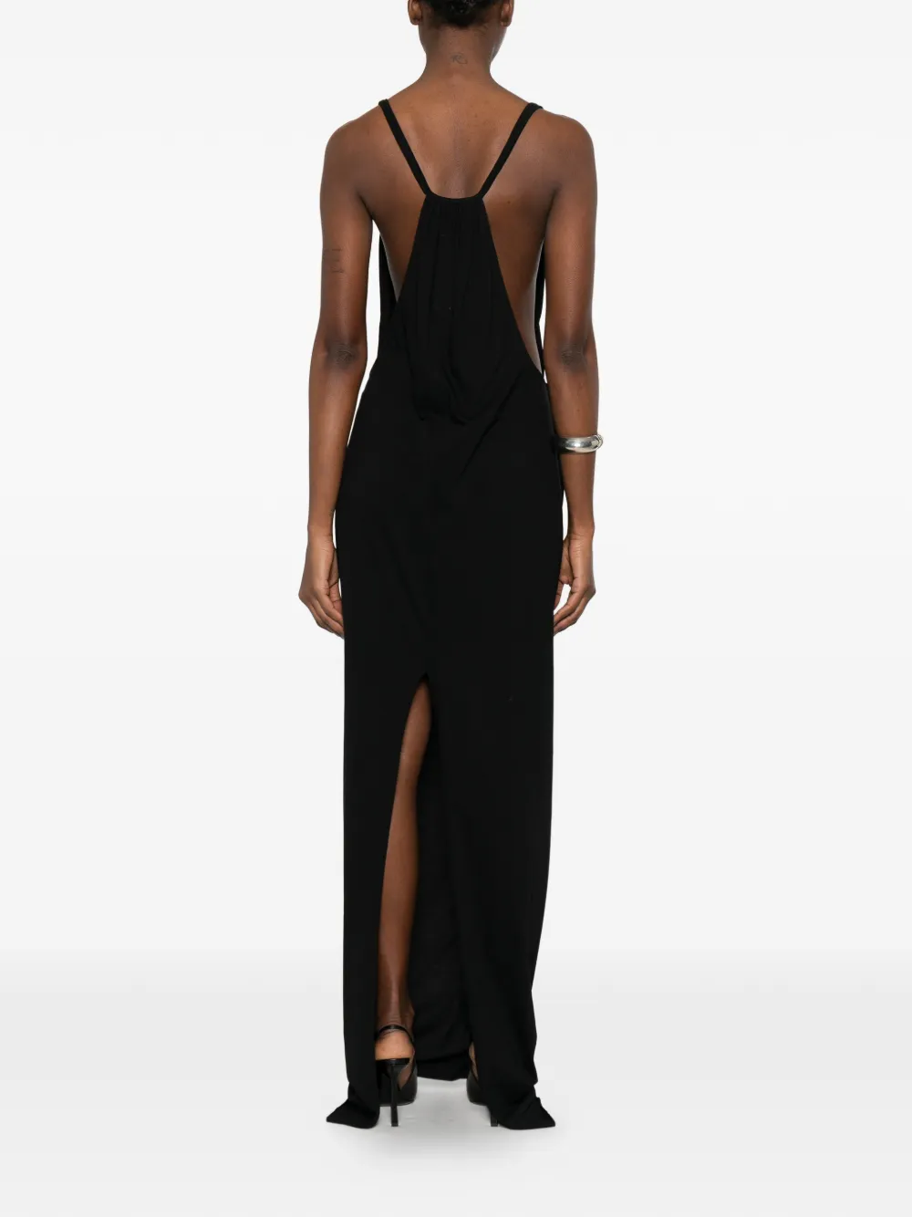 Rick Owens Mouwloze maxi-jurk Zwart