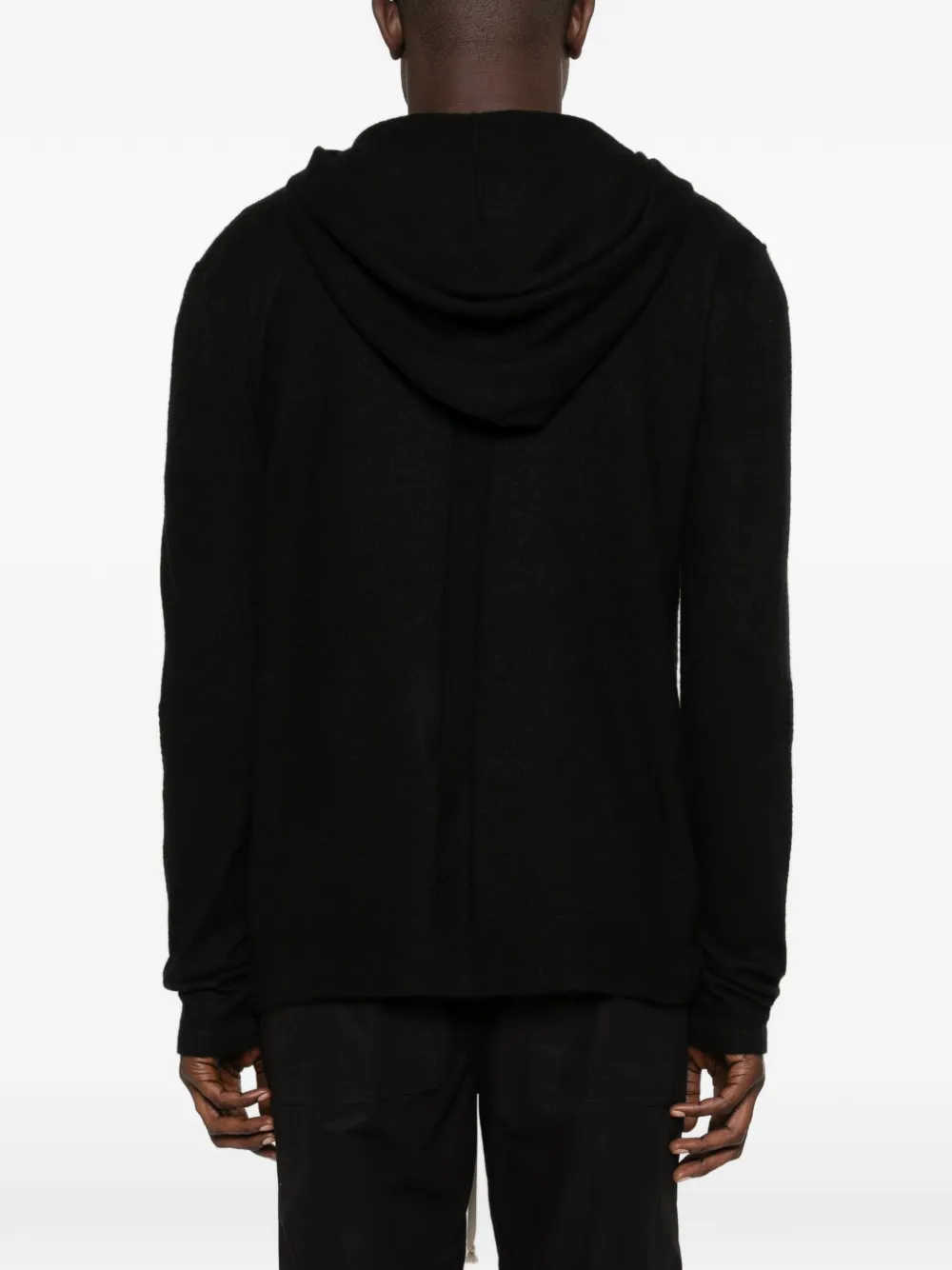 Rick Owens Hoodie met rits Zwart