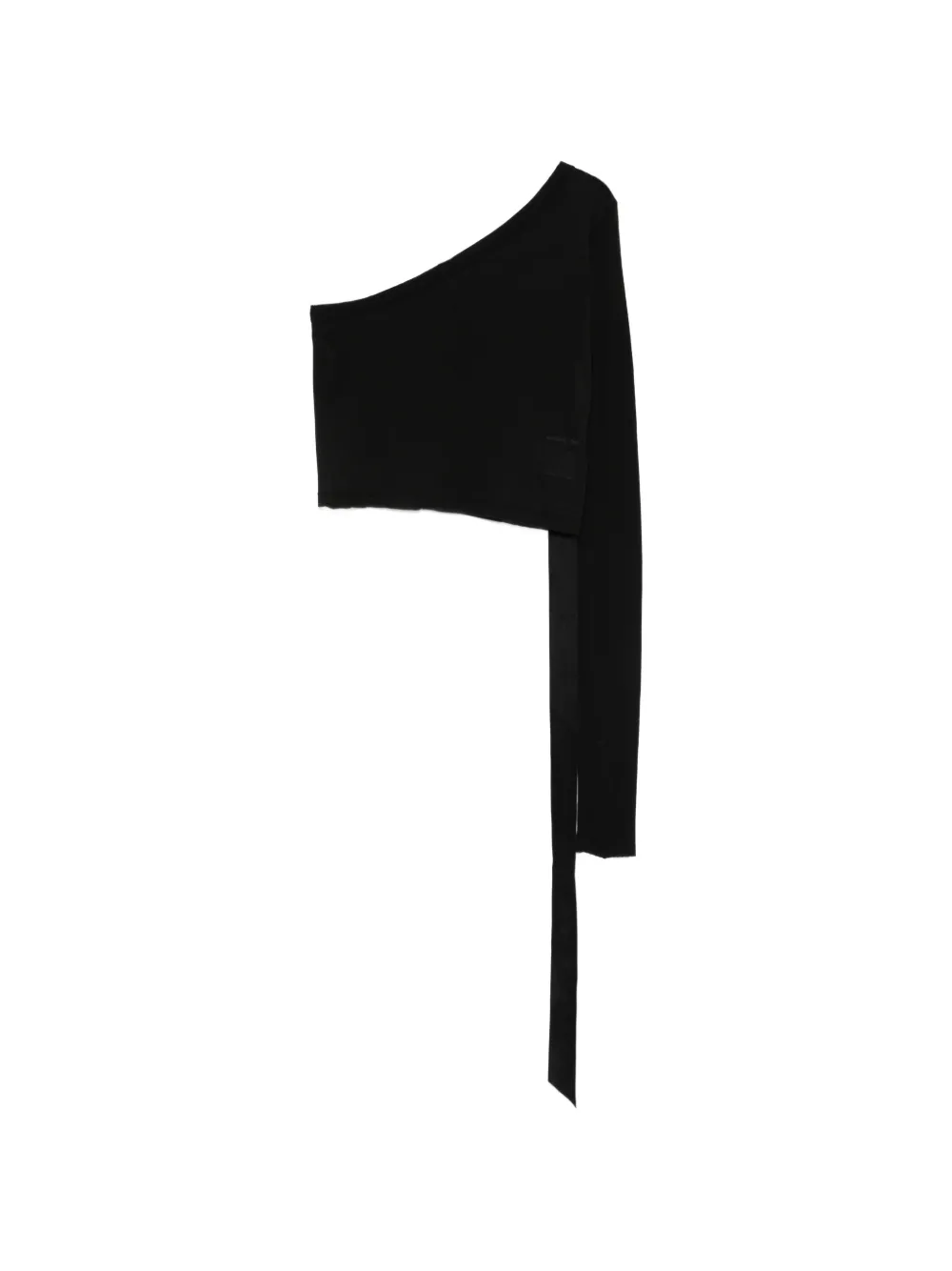 Rick Owens DRKSHDW asymmetric-sleeve top - Nero