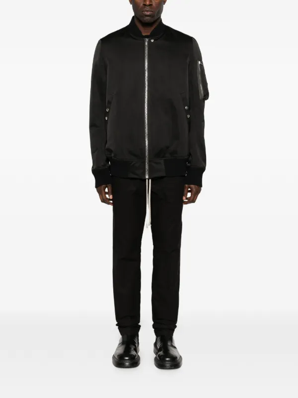 Rick Owens ドローストリング トラックパンツ | ブラック | FARFETCH JP