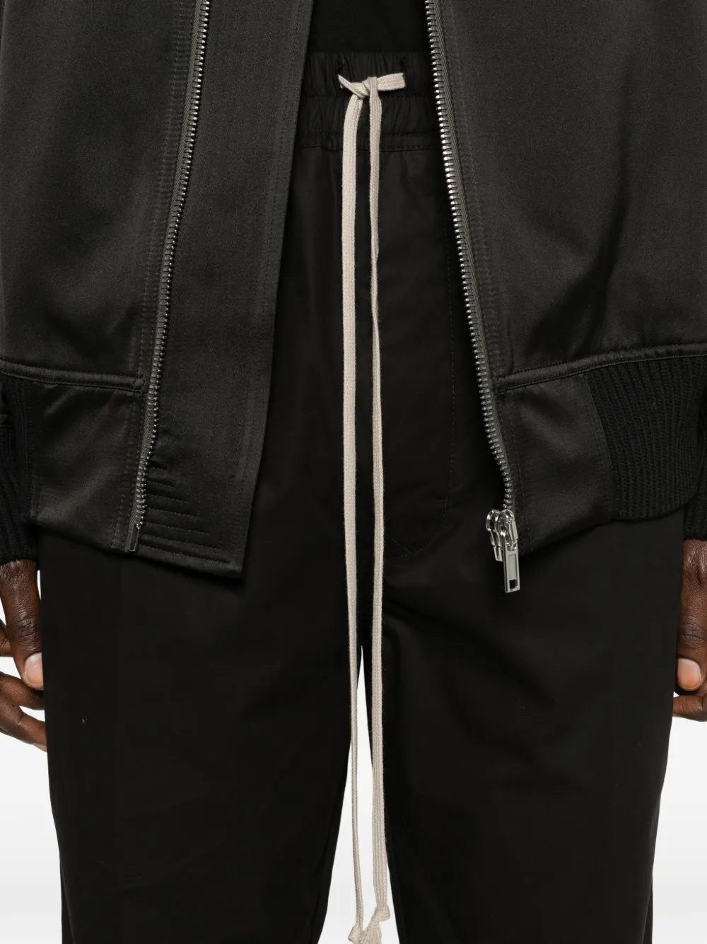 Rick Owens Trainingsbroek met trekkoord Zwart
