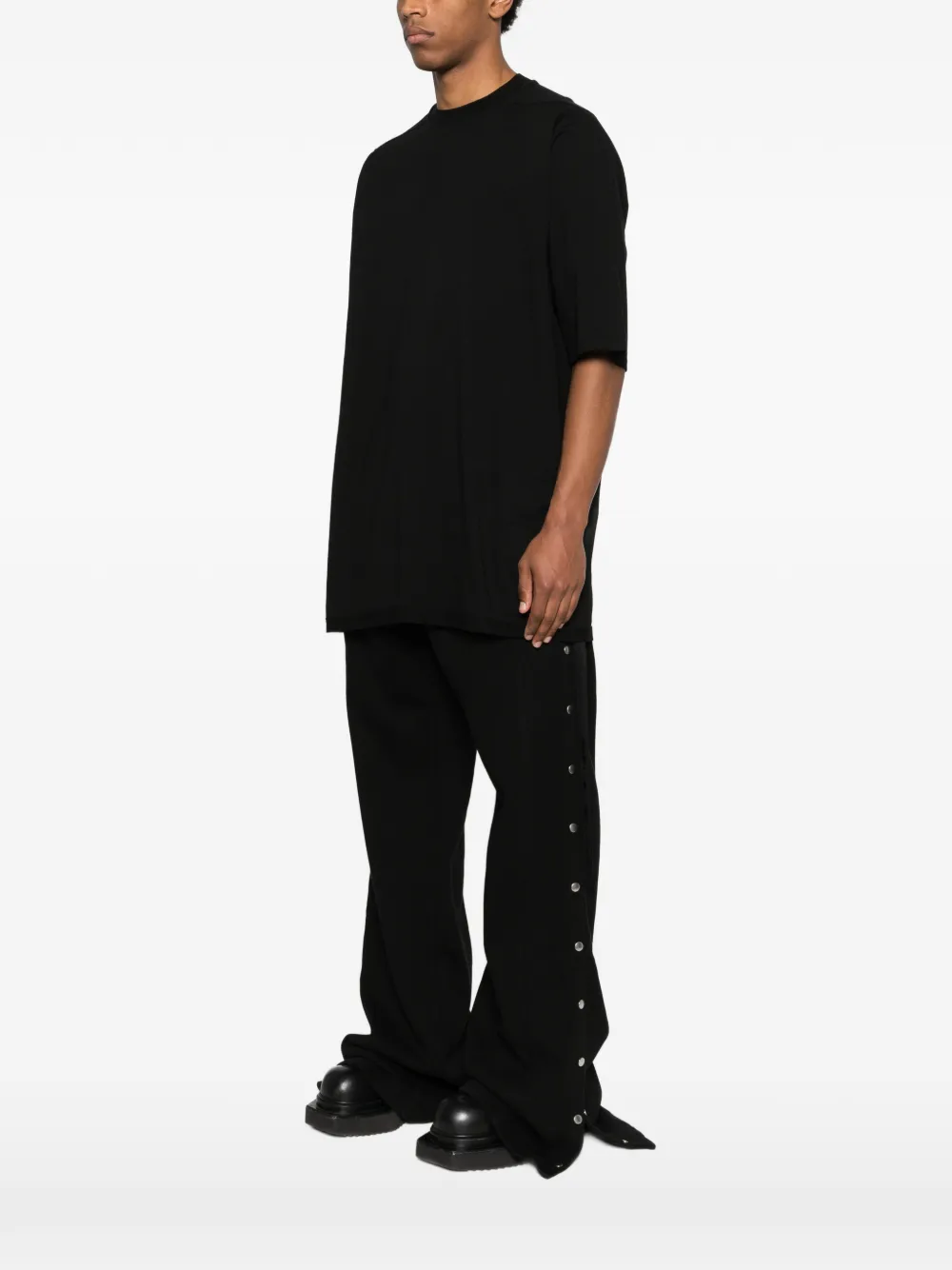 Rick Owens DRKSHDW T-shirt met ronde hals Zwart