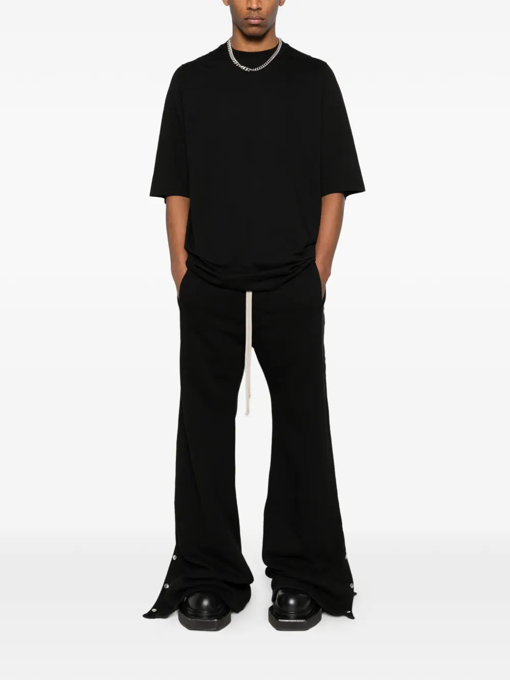 Rick Owens DRKSHDW T-shirt met ronde hals Zwart