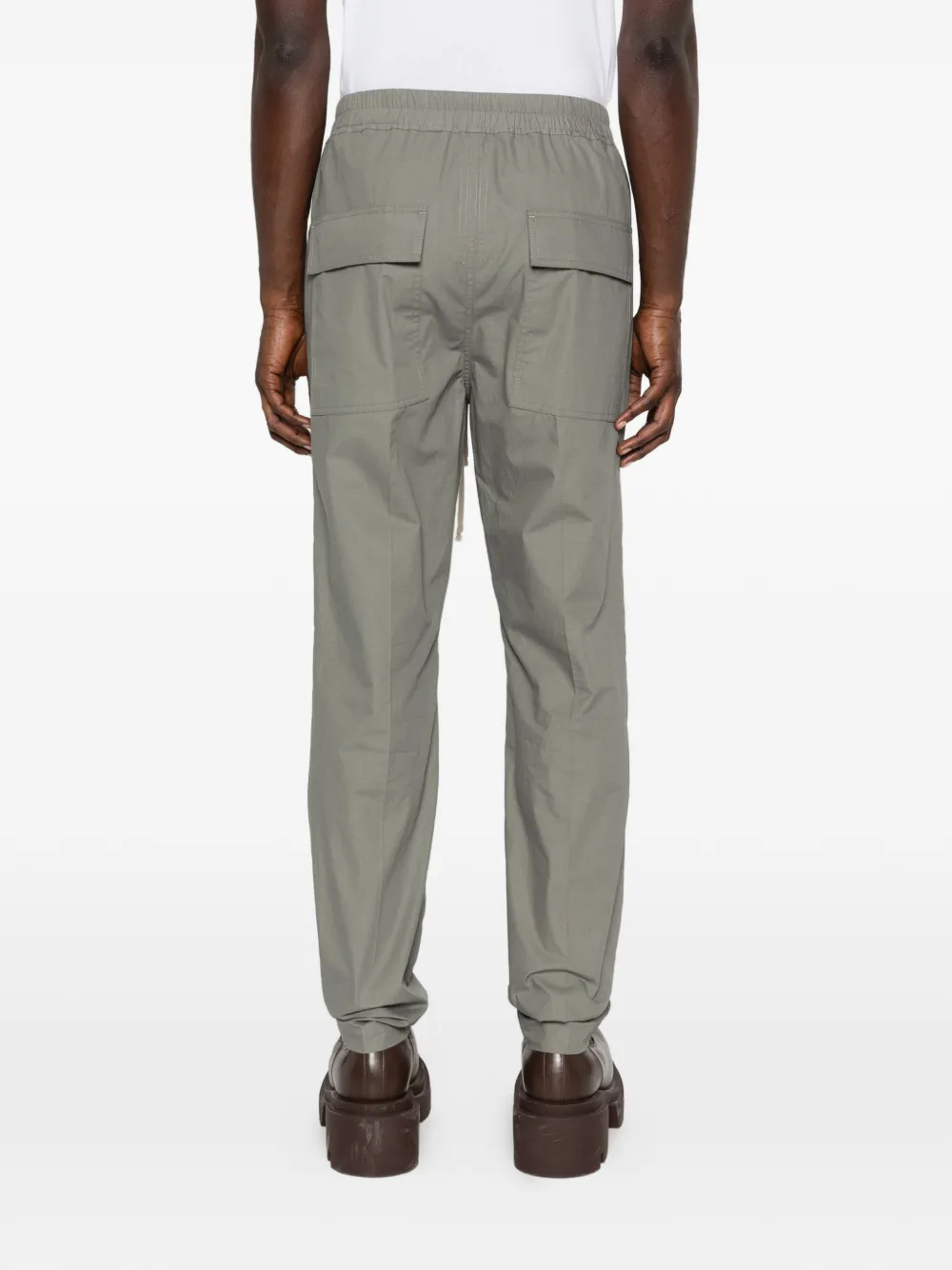 Rick Owens Broek met trekkoord Groen