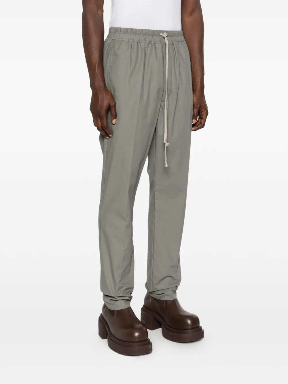 Rick Owens Broek met trekkoord Groen