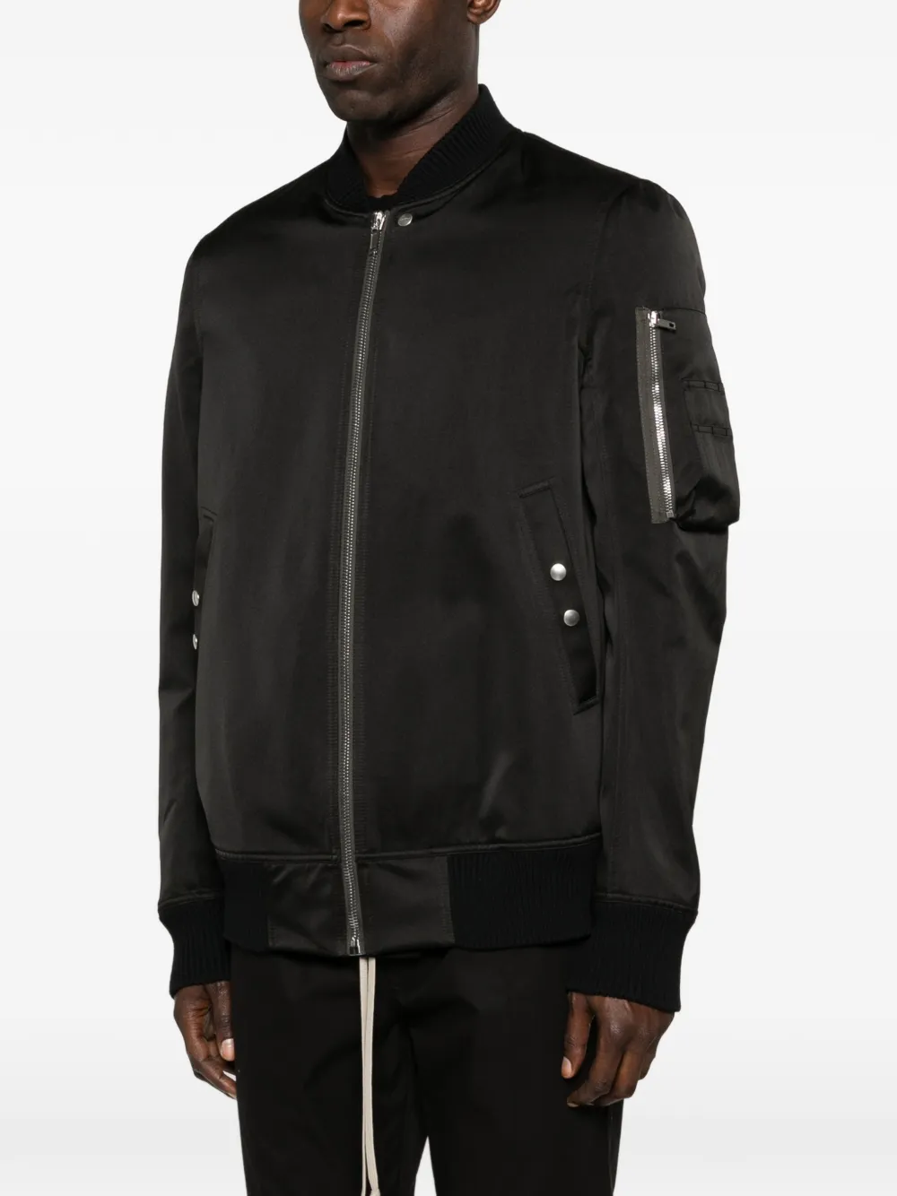 Rick Owens Bomberjack met rits Zwart