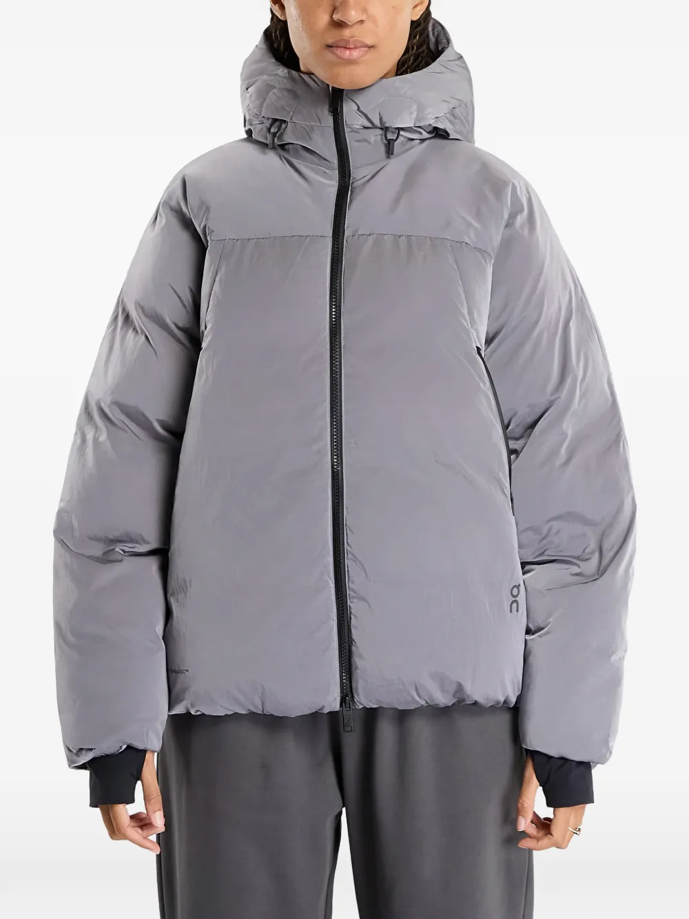 On Running On puffer jacket - Grey