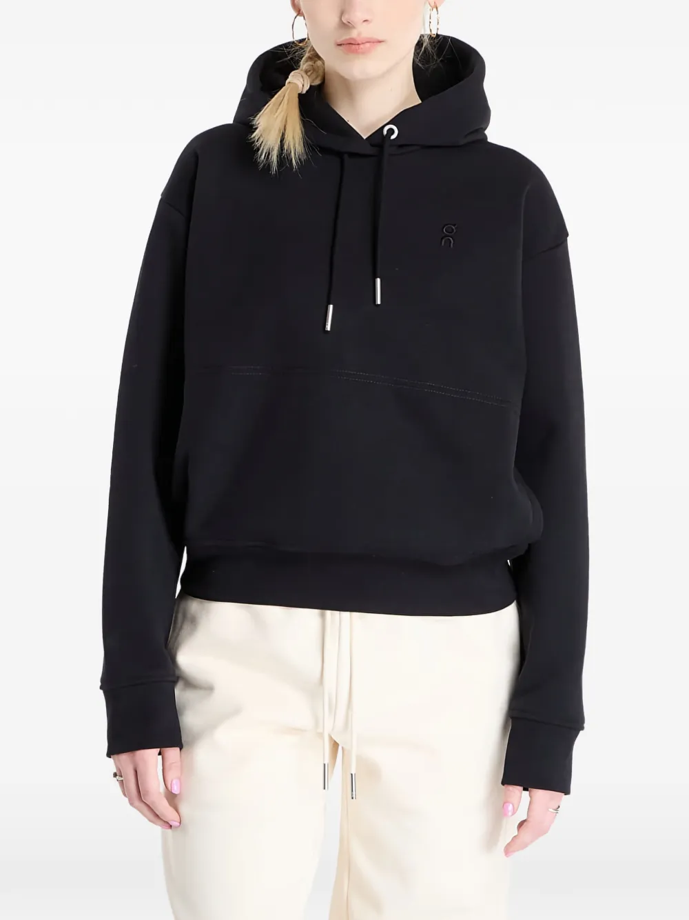 On Club Collective hoodie Zwart
