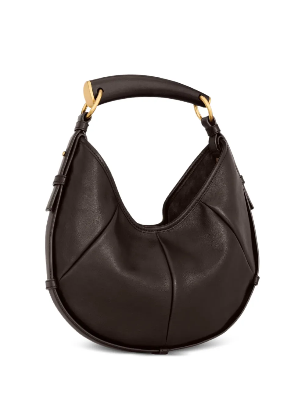 Saint Laurent Mombasa Small in leather - Brown